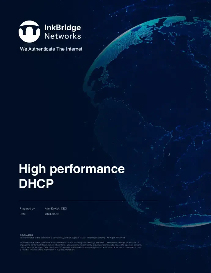 Inkbridge High performance DHCP